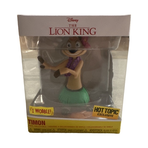 Funko Wobble Timon Hot Topic Exclusive (Hula) Disney Lion King NIB - Picture 2 of 6